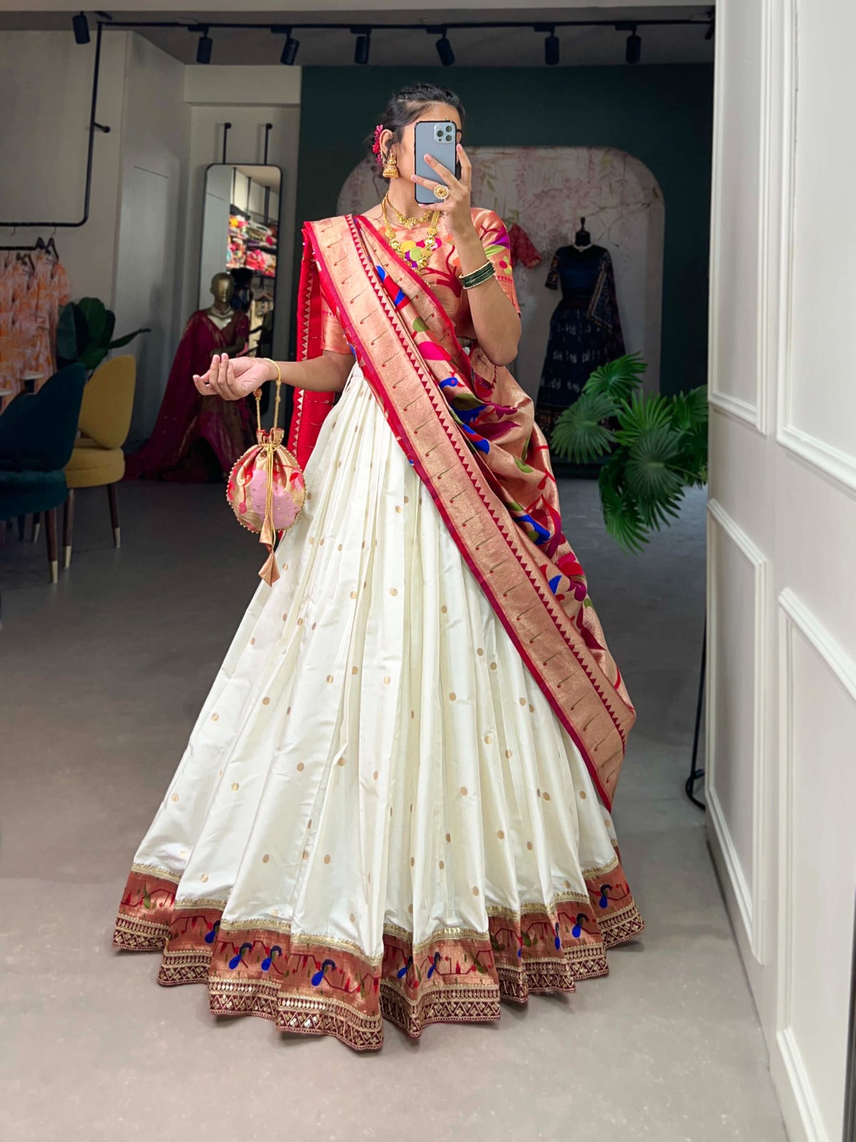 Paithani Lehenga - Kalavya