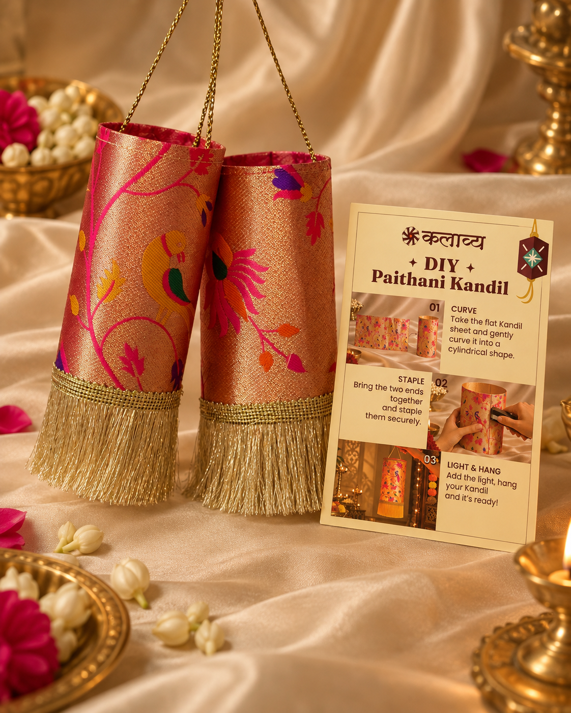Paithani DIY Kandil
