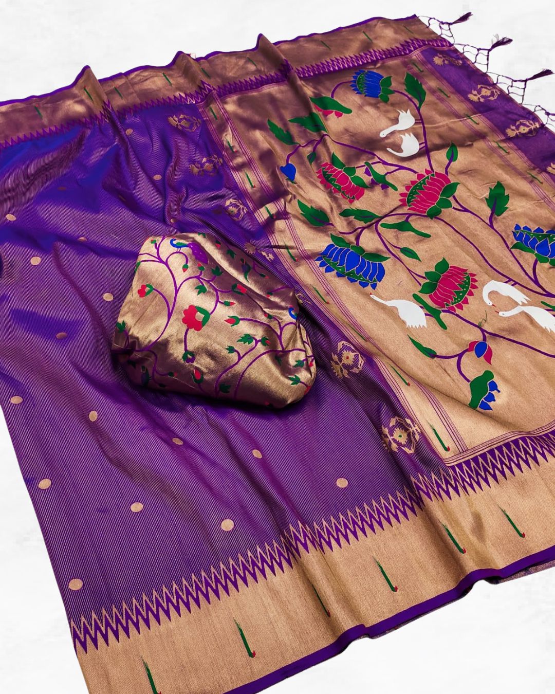 Tissue Paithani Saree - Kalavya