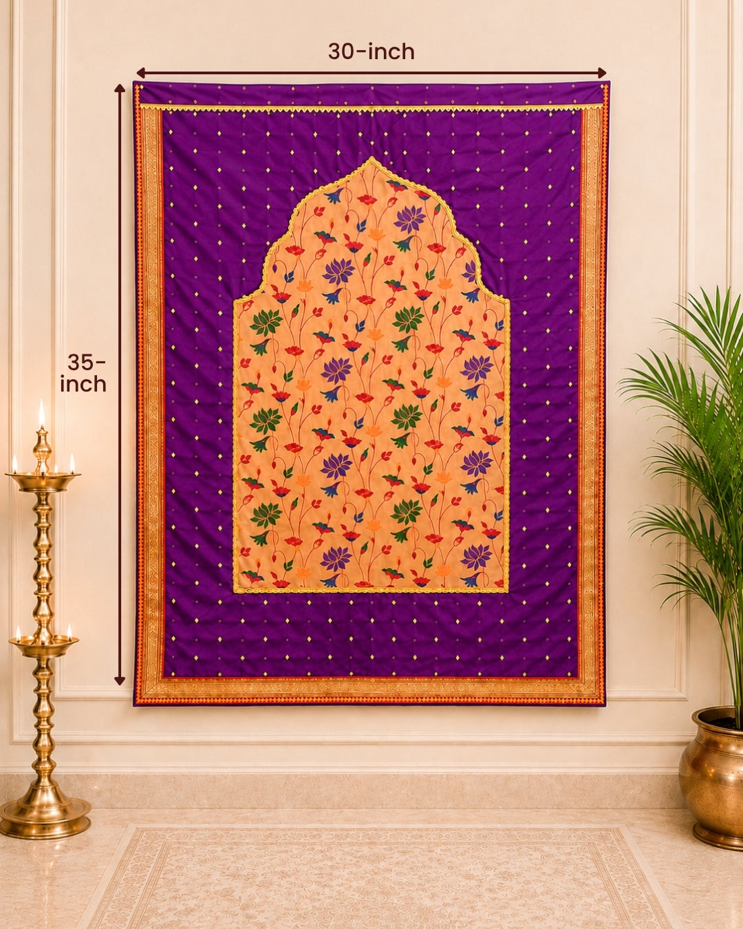 Paithani Ganpati Decoration Combo