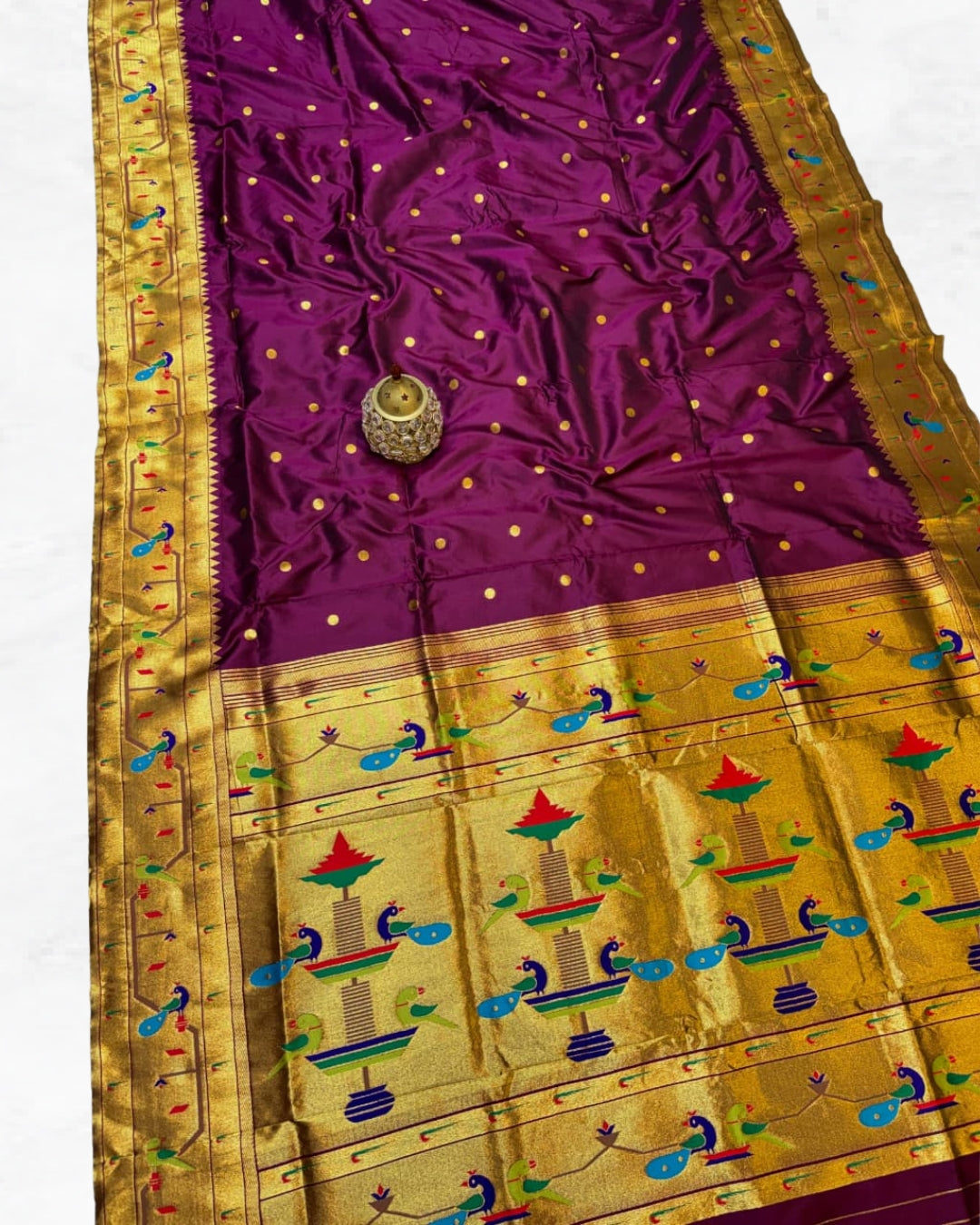 Brocade Mor Popat Paithani