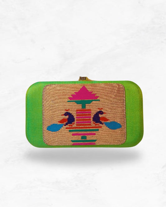 Paithani Clutch - Kalavya
