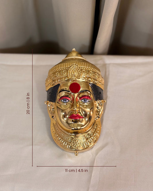 Ekvira Devi Golden Mukhavta - 8 inch