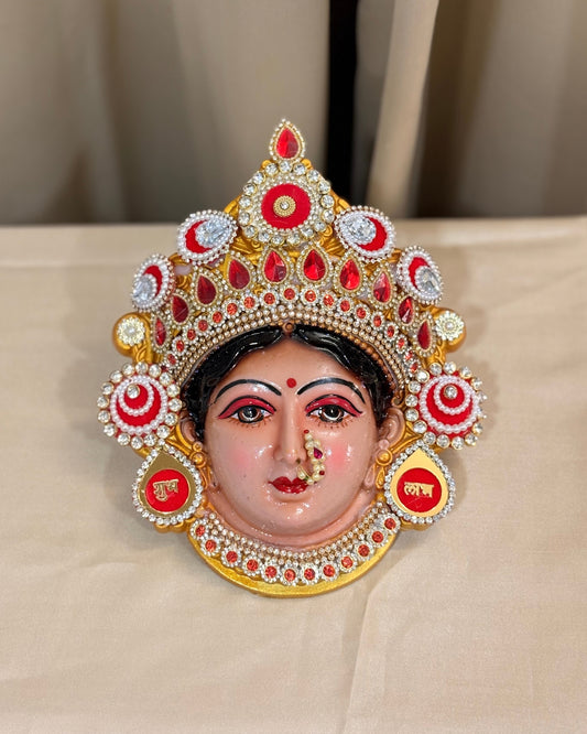 Durga Mukhavta - Diamond Work - 8.2 inch