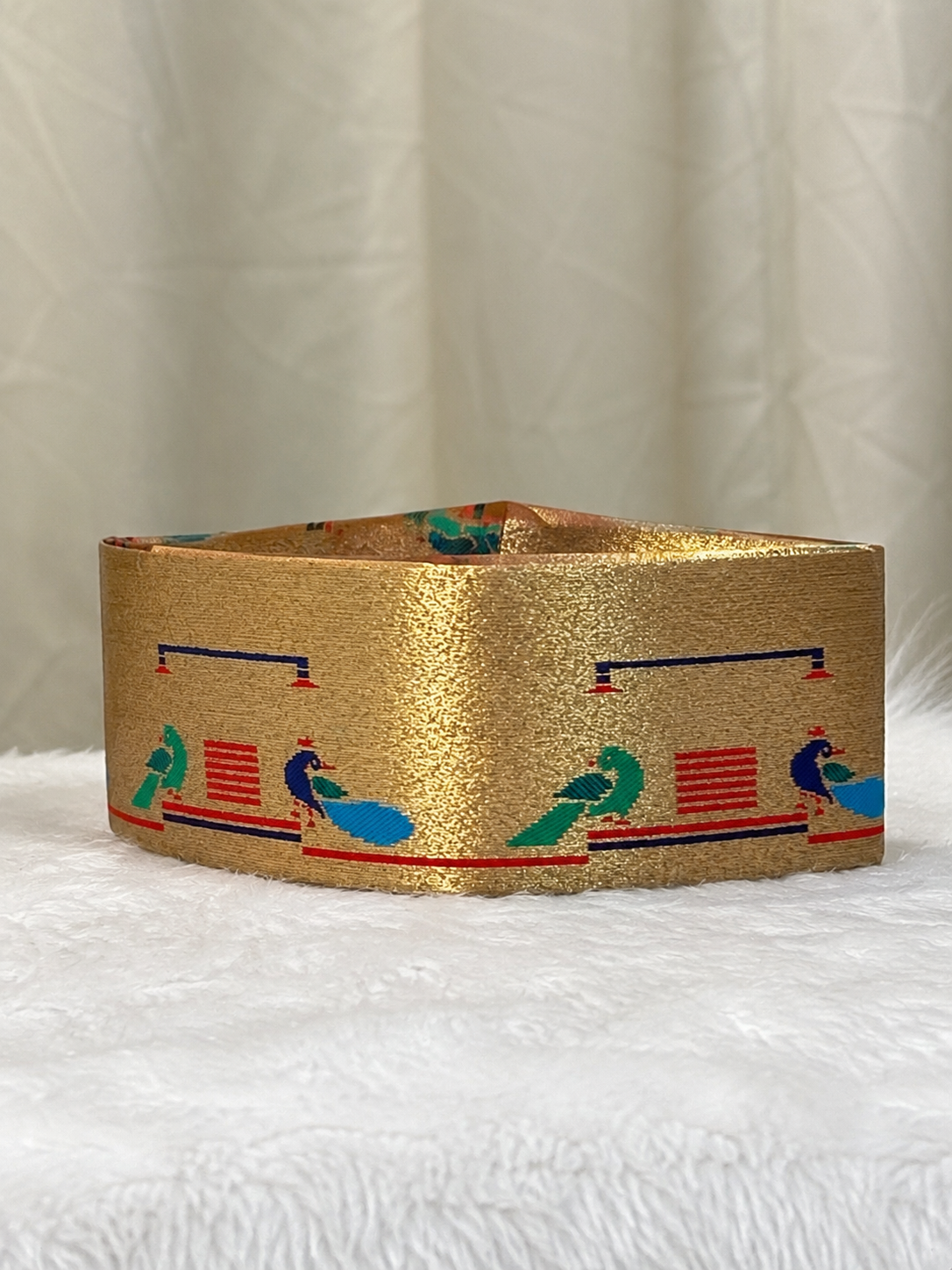Paithani Topi - Traditional Silk Cap with Zari Motifs for Men & Boys