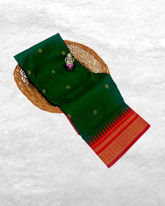 Half Silk Irkal Paithani - Kalavya
