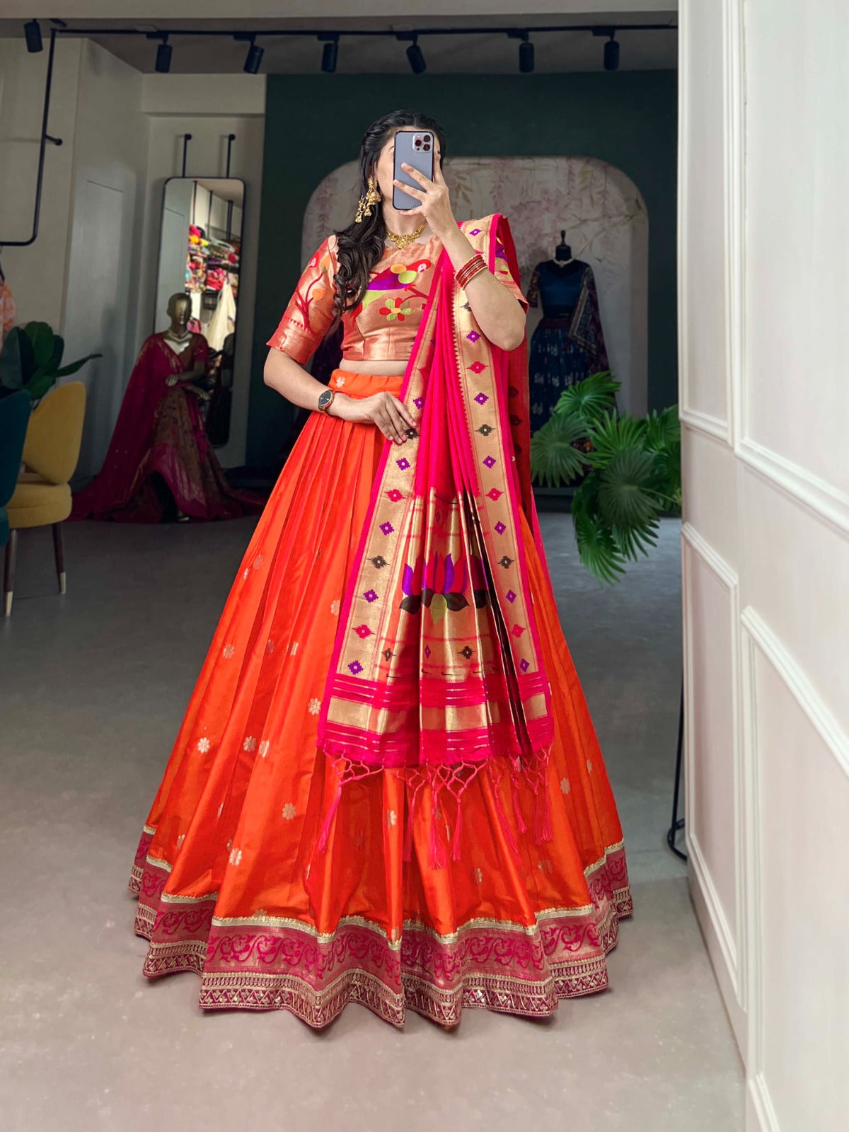 Paithani Lehenga - Kalavya