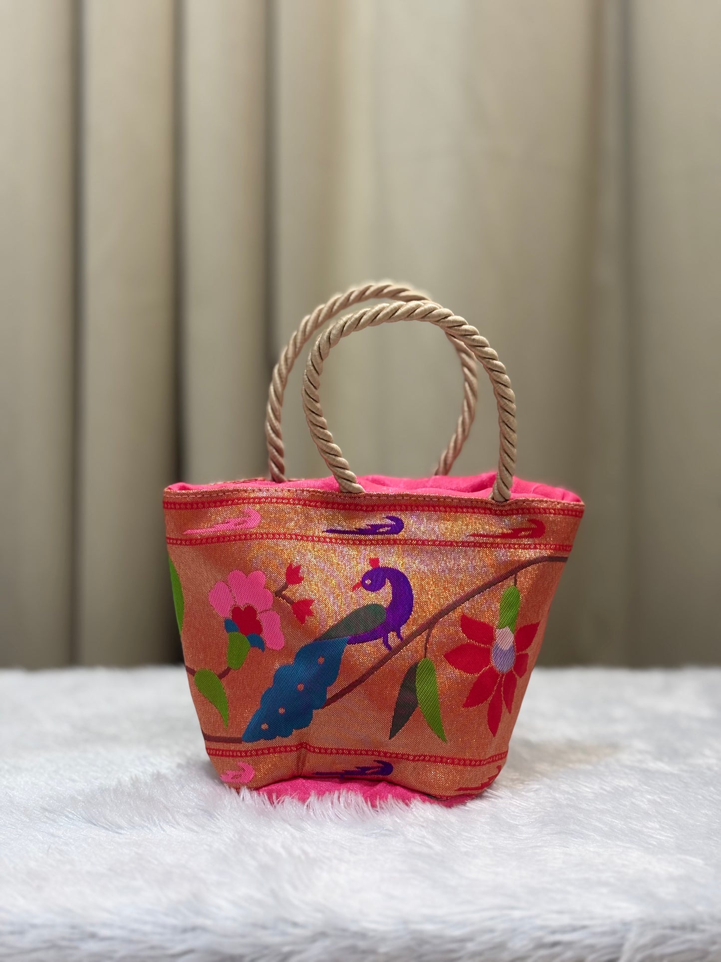 2-in-1 Paithani Potli Purse