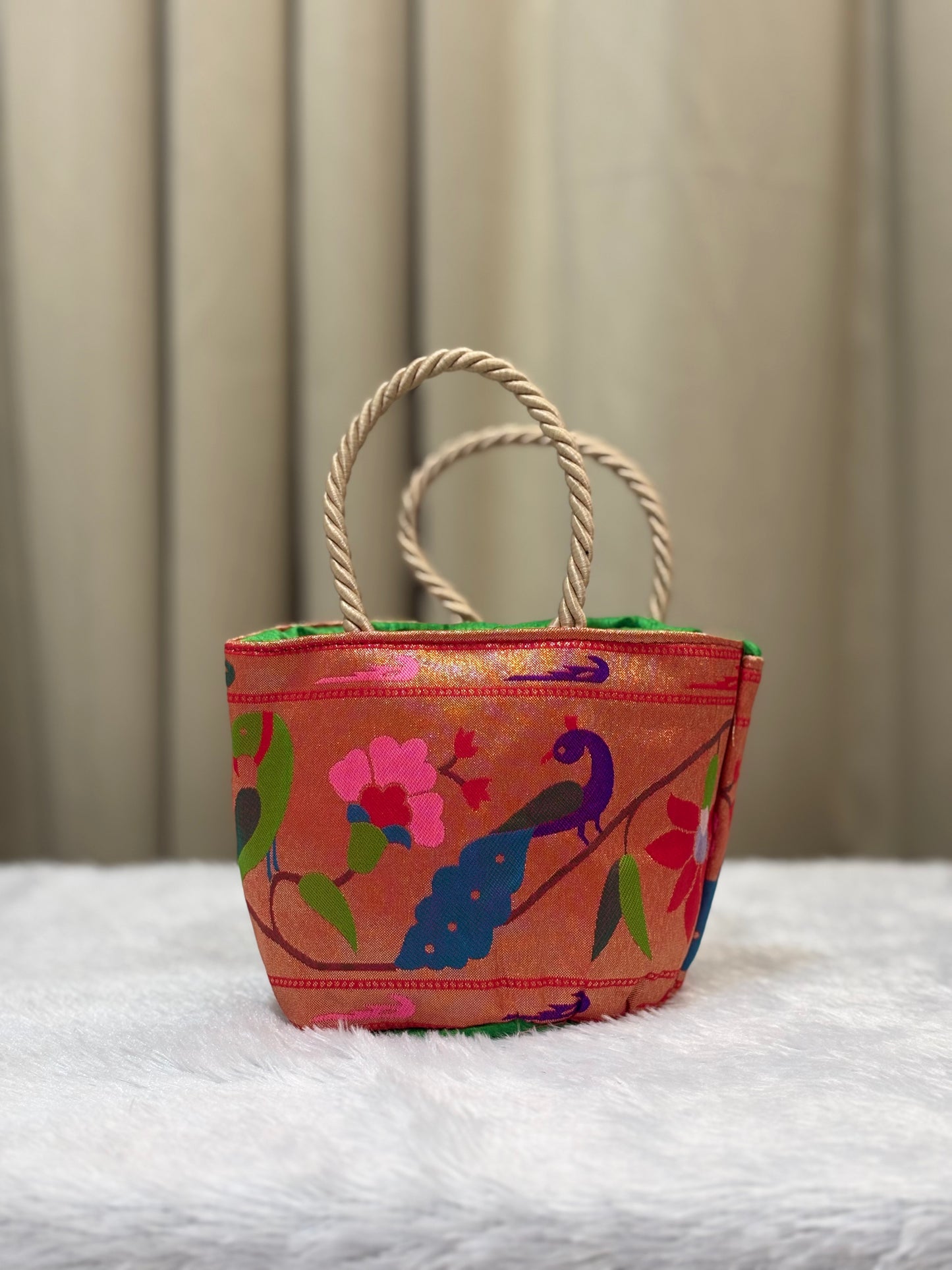 2-in-1 Paithani Potli Purse