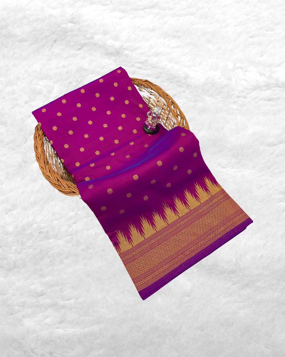 Temple Irkal Paithani - Kalavya