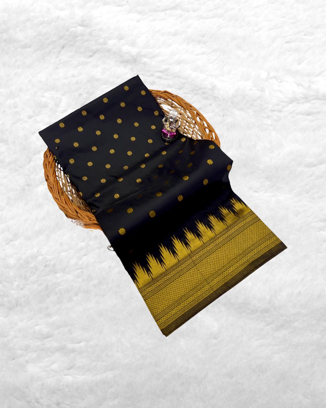 Temple Irkal Paithani - Kalavya