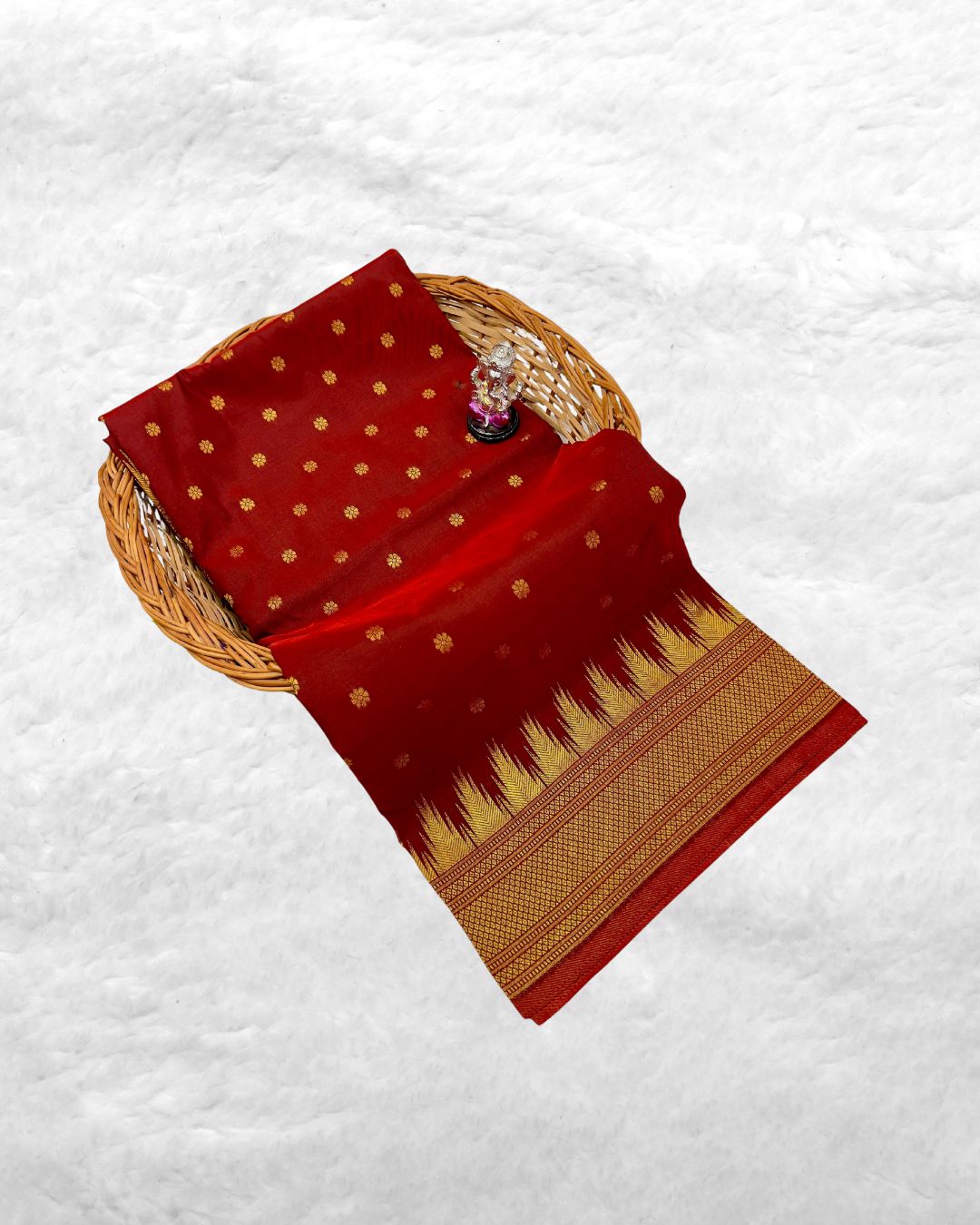 Temple Irkal Paithani - Kalavya