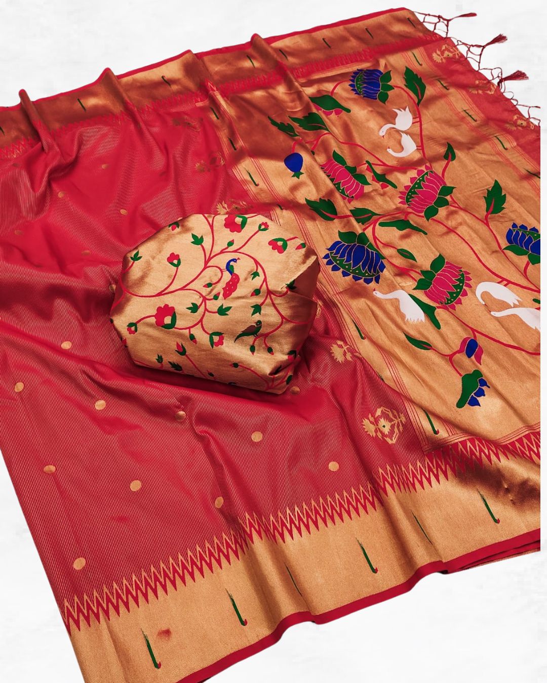 Tissue Paithani Saree - Kalavya
