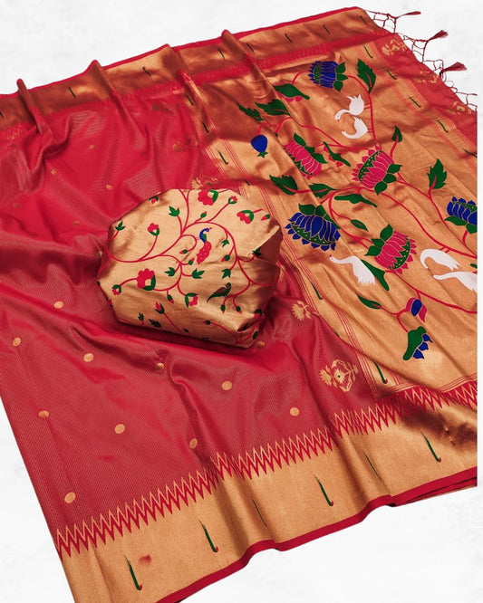 Tissue Paithani Saree - Kalavya